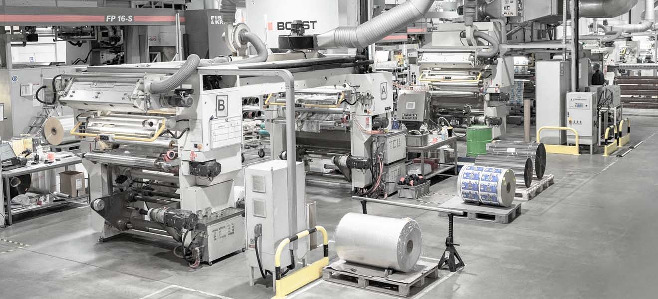 MFS Global Ambalaj baskı ve laminasyon üretim salonu